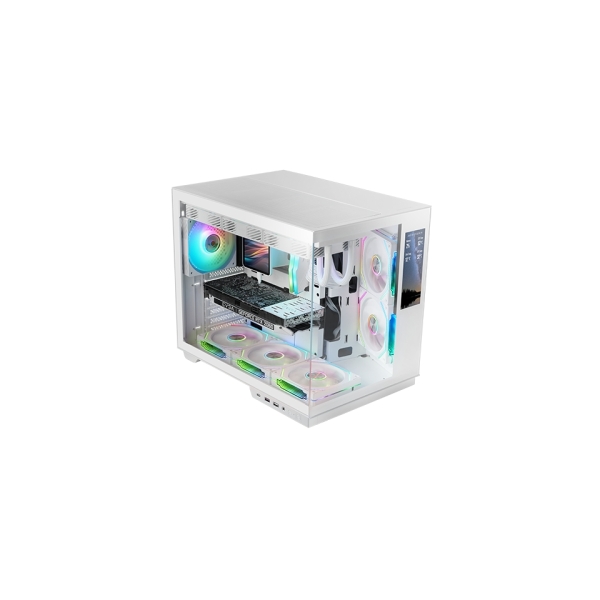 Mars Gaming MC-MIRAGE Case ATX Tower - Display IPS personalizzabile da 7