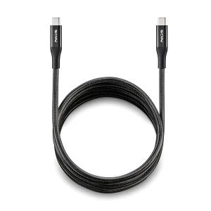 NGS Cavo 2.0 USB-C maschio a USB-C maschio - Ricarica ultraveloce fino a 240W - Lunghezza 2 m - Colore nero