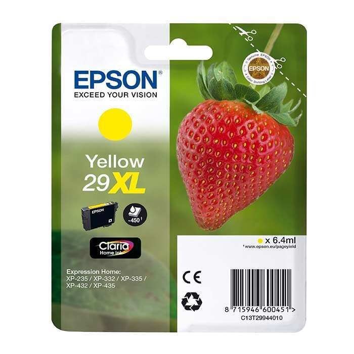 Cartuccia d'inchiostro Originale Epson T2994 (29XL) Giallo - C13T29944012