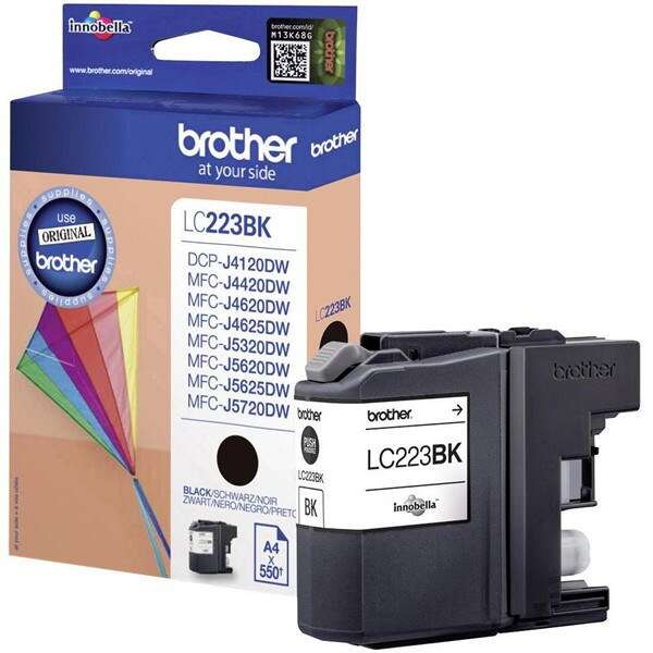 Brother LC223 Cartuccia d'inchiostro Originale Nero - LC223BKBP
