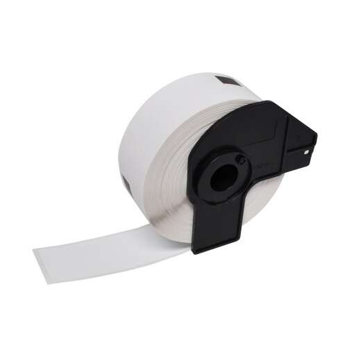 Brother DK11219 - Etichette circolari pretagliate generiche - Diametro 12 mm - Unità 1200 - Testo nero su fondo bianco