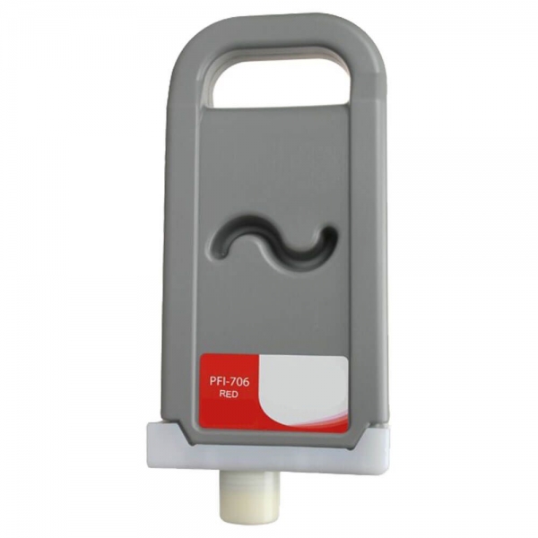 Cartuccia d'Inchiostro a pigmenti Canon PFI706 Rosso Compatibile - Sostituisce 6687B001