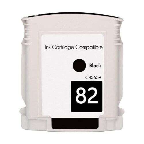 Cartuccia d'Inchiostro Nero HP 82 Compatibile - Sostituisce CH565A