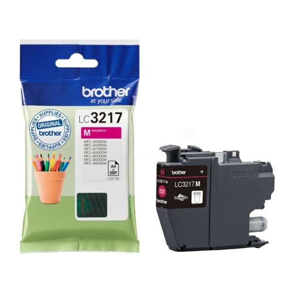 Brother LC3217 Magenta Cartuccia d'inchiostro Originale - LC3217M