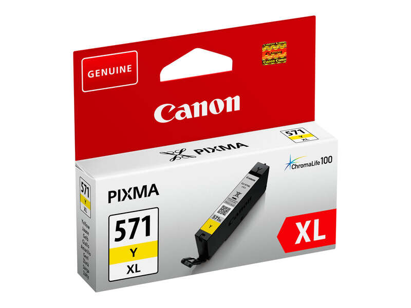 Canon CLI571XL Cartuccia d'inchiostro Originale Giallo - 0334C001