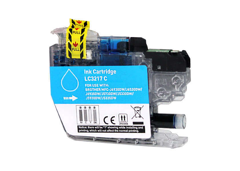 Cartuccia d'Inchiostro Compatibile Brother LC3217 Ciano - Sostituisce LC3217C