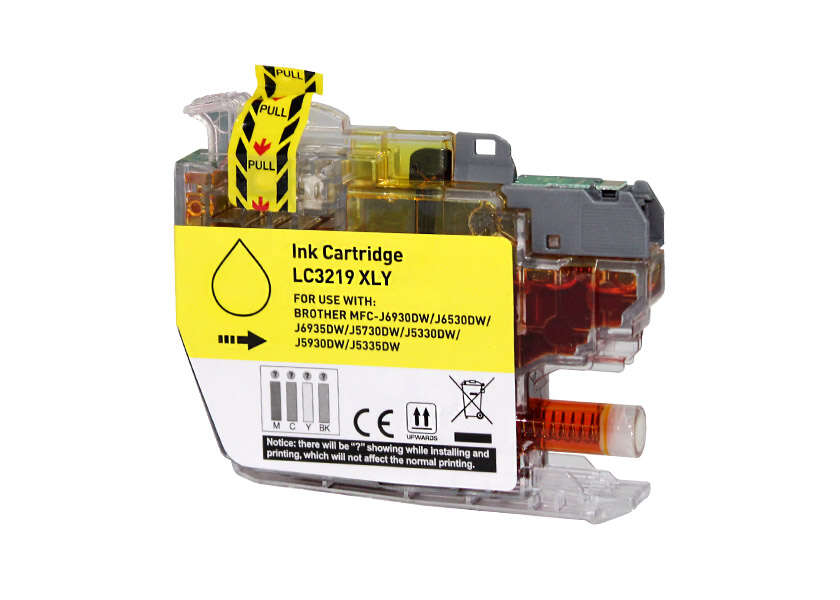 Brother LC3219XL Cartuccia d'Inchiostro Giallo Compatibile - Sostituisce LC3219XLY