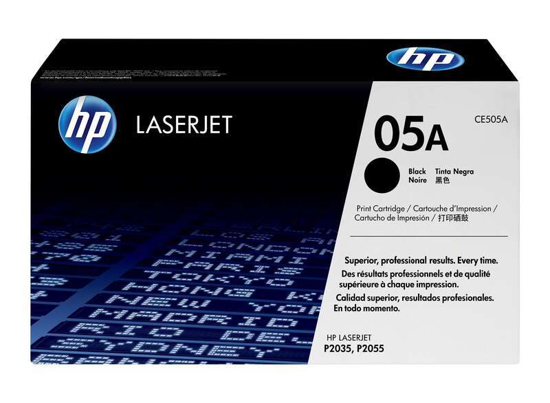 HP CE505A Cartuccia toner originale nera - 05A
