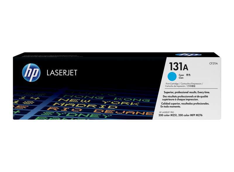Cartuccia toner Originale HP CF211A Ciano - 131A