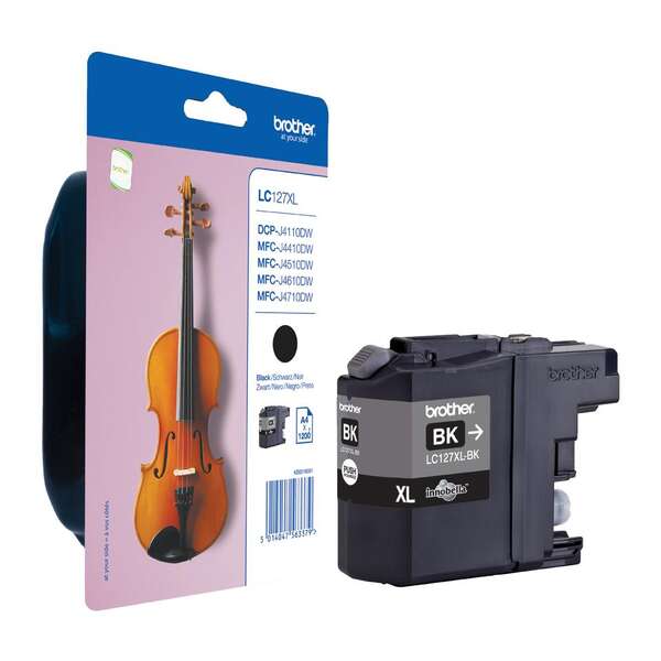 Brother LC127XL Cartuccia d'inchiostro Originale Nero - LC127XLBKBP