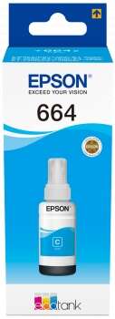Flacone d'inchiostro originale Epson T6642 Ciano - C13T664240