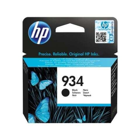 Cartuccia d'Inchiostro Originale HP 934 Nero - C2P19AE