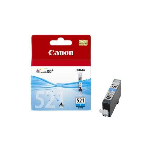 Cartuccia d'Inchiostro Originale Canon CLI521 Ciano - 2934B001