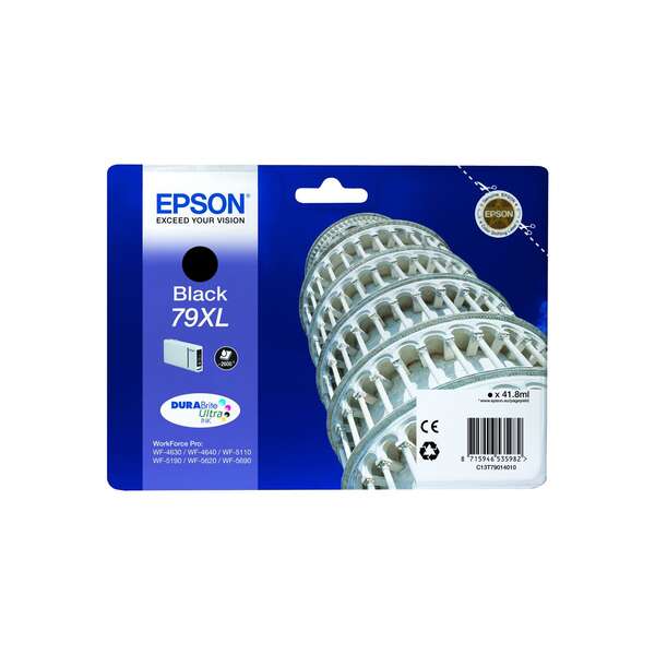 Cartuccia d'inchiostro originale Epson T7901 (79XL) Nero - C13T79014010