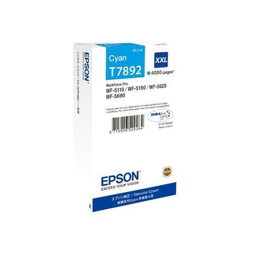 Cartuccia d'Inchiostro Originale Epson T7892 Ciano - C13T789240