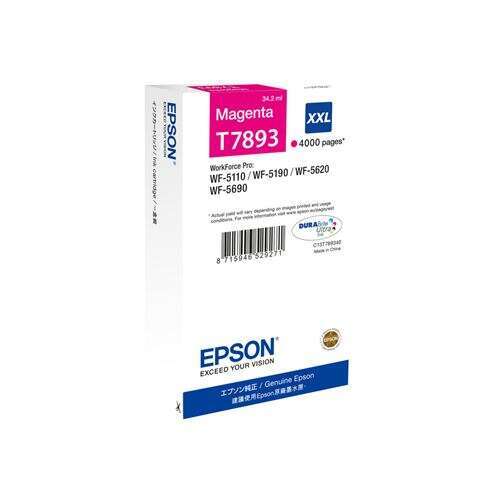 Epson T7893 Magenta Cartuccia d'inchiostro Originale - C13T789340