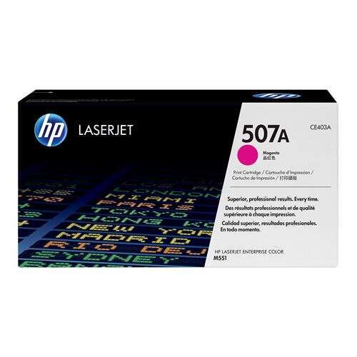 Cartuccia Toner Originale HP CE403A Magenta - 507A