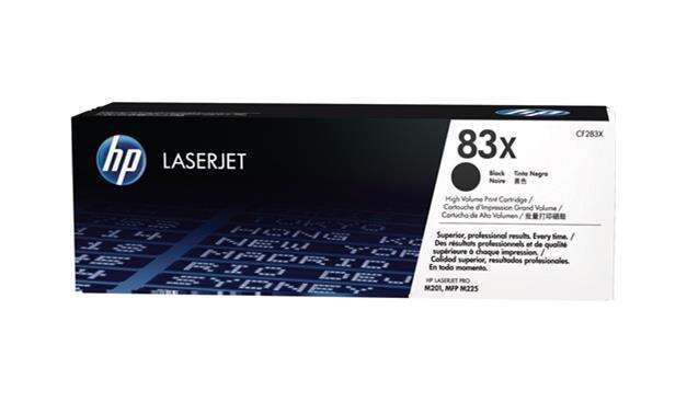 Cartuccia toner Originale HP CF283X Nero - 83X