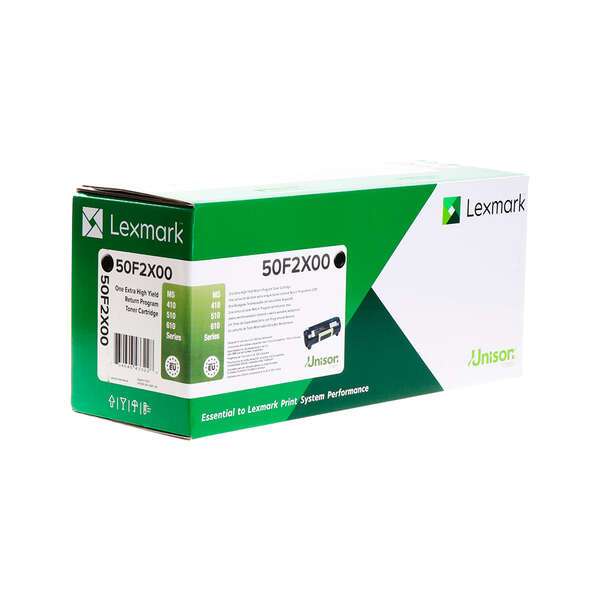 Lexmark MS410/MS415/MS510/MS610 Cartuccia Toner Originale Nero - 50F2X0E/50F2X00/502X (Corporate)
