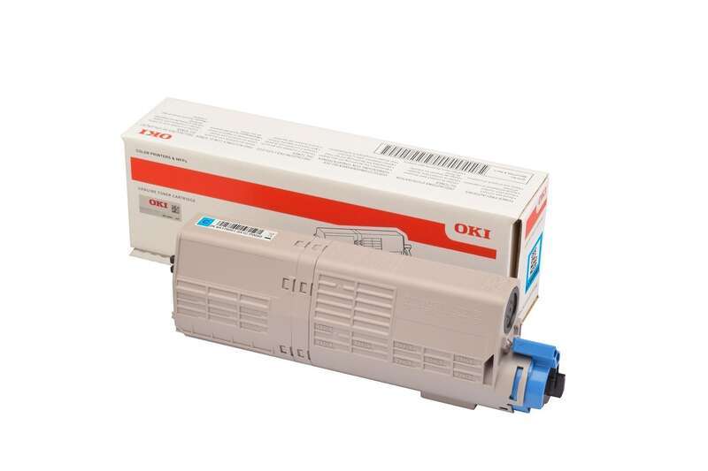 OKI C532DN/C542DN/MC573DN/MC563DN Cartuccia Toner Originale Ciano - 46490403
