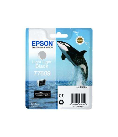 Cartuccia d'inchiostro originale Epson T7609 Nero Light Light - C13T76094010