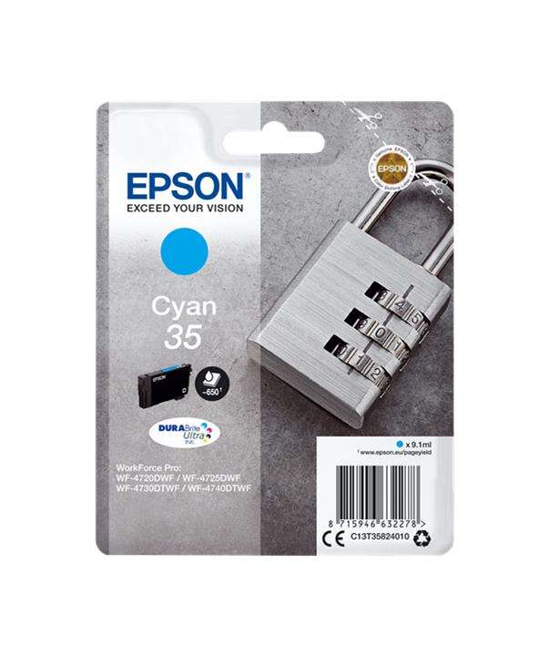 Cartuccia d'Inchiostro Originale Epson T3582 (35) Ciano - C13T35824010
