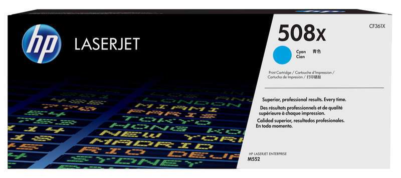 HP CF361X Cartuccia toner originale ciano - 508X
