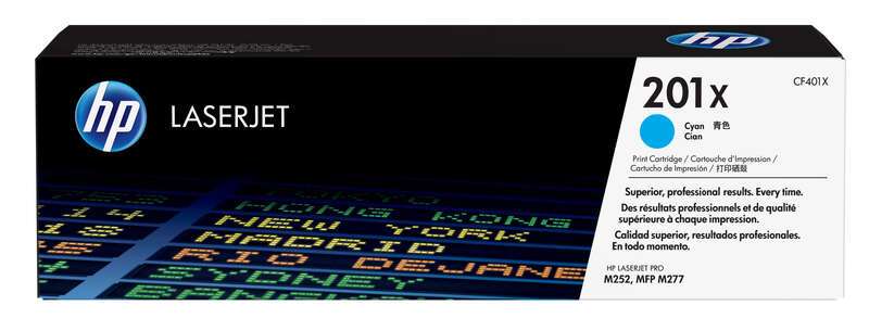 HP CF401X Cartuccia toner originale ciano - 201X