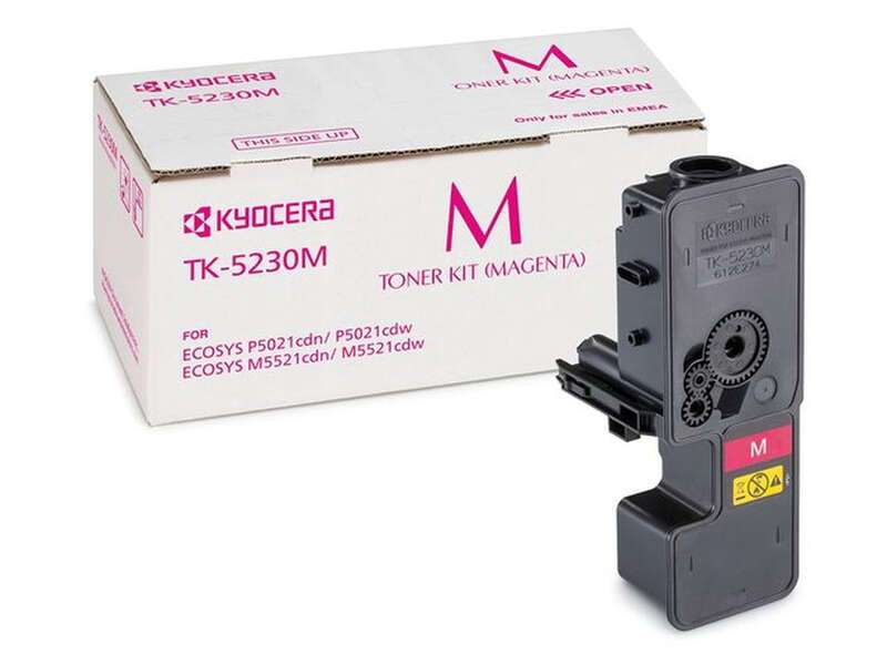 Cartuccia Toner Originale Kyocera TK5230 Magenta - 1T02R9BNL0/TK5230M