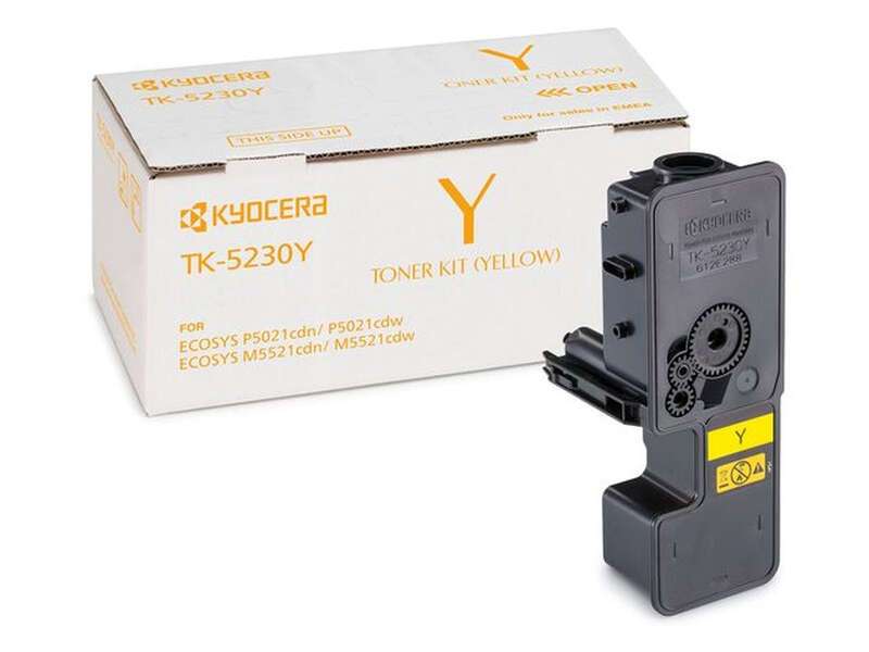 Cartuccia Toner Originale Kyocera TK5230 Giallo - 1T02R9ANL0/TK5230Y