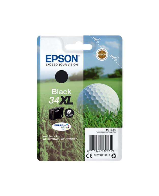 Epson T3471 (34XL) Cartuccia d'inchiostro Originale Nero - C13T34714010