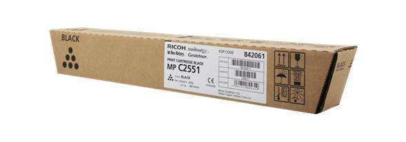 Ricoh Aficio MP-C2051/MP-C2551 Cartuccia Toner Originale Nero - 842061/841504/841587/842465