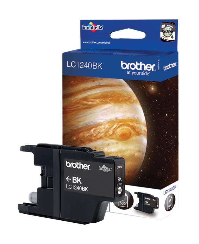 Brother LC1240 Cartuccia d'Inchiostro Originale Nero - LC1240BKBP