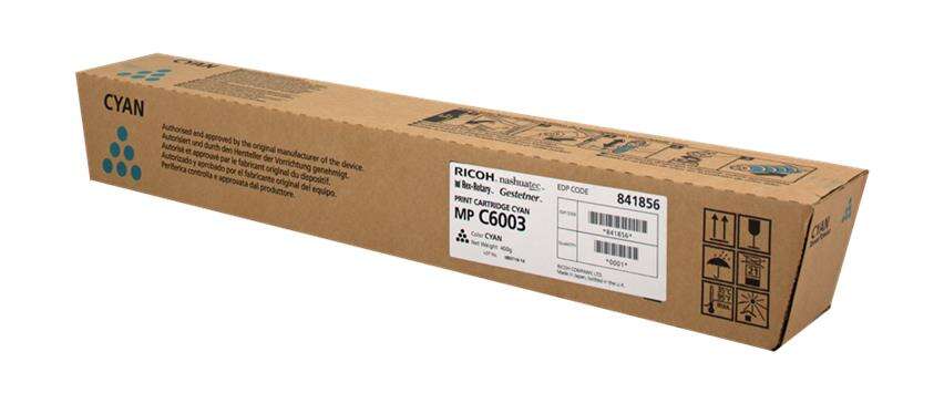 Cartuccia Toner Originale Ricoh Aficio MP-C4503/MP-C5503/MP-C6003 Ciano - 841856