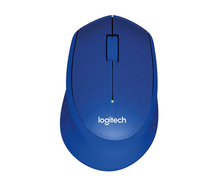 Logitech M330 Silent Plus Mouse wireless 1000 dpi - Silenzioso - 3 pulsanti - Per destrimani - Colore Blu
