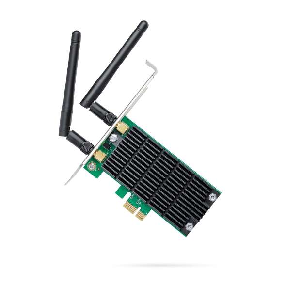 TP-LINK Archer T4E Adattatore PCI Express WiFi Dual Band AC1200 - Beamforming - 2 Antenne Esterne