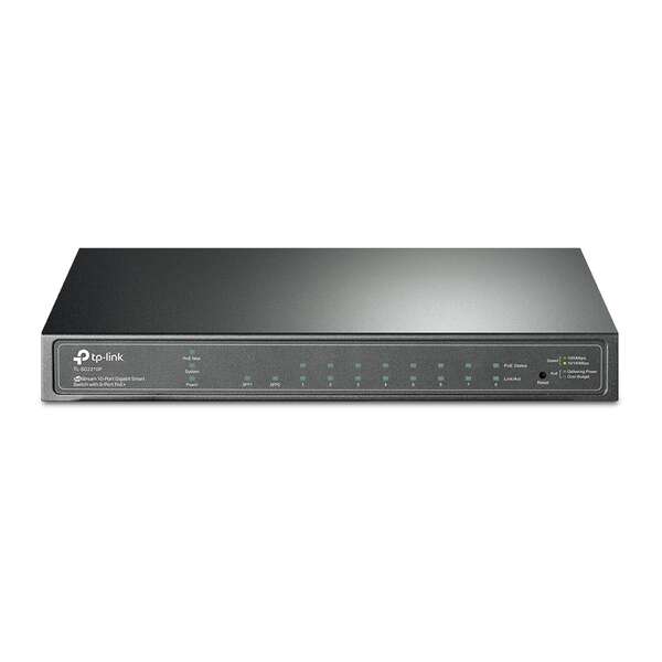 TP-Link JetStream Smart Switch - 8 porte Gigabit PoE con 2 slot SFP