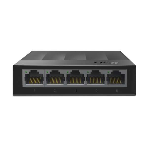 Switch da tavolo TP-Link - 5 porte 10/100/1000 Mbps - Tecnologia verde - Controllo del flusso - Plug & Play