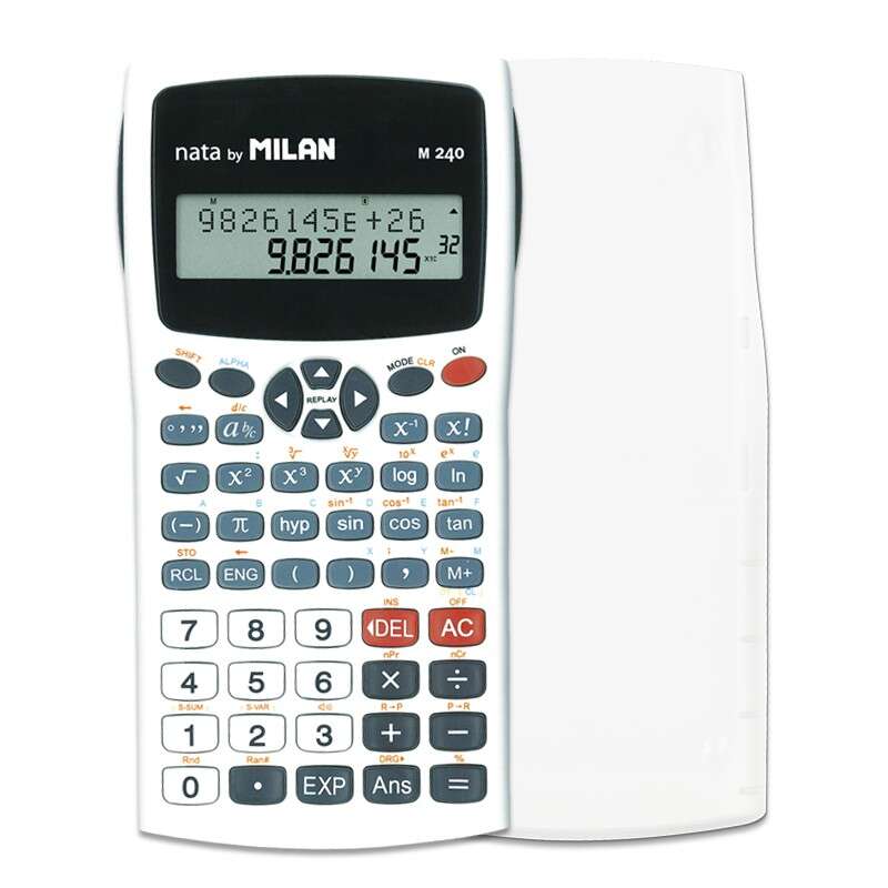 Milan M240 Calcolatrice scientifica 10+2 cifre - Display a 2 righe - 240 funzioni integrate