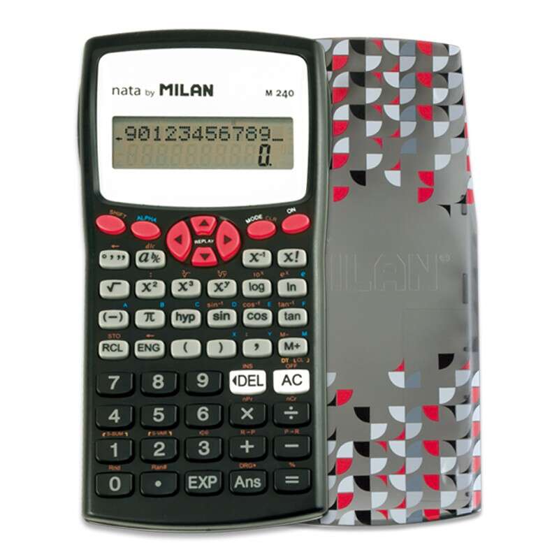 Milan M240 Calcolatrice scientifica 10+2 cifre - Display a 2 righe - 240 funzioni integrate
