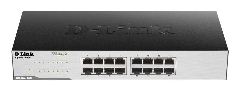 Switch D-Link a 16 porte Gigabit 10/100/1000 Mbps