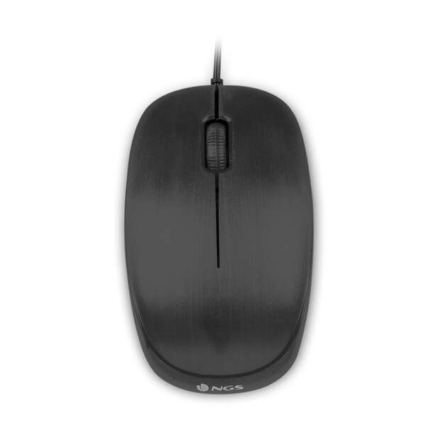 NGS Flame Mouse USB 1000 dpi - 3 pulsanti - Ambidestro - Colore Nero