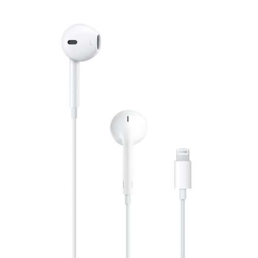 Apple EarPods Auricolari binaurali Lightning - Microfono integrato - Controllo del volume - Colore Bianco