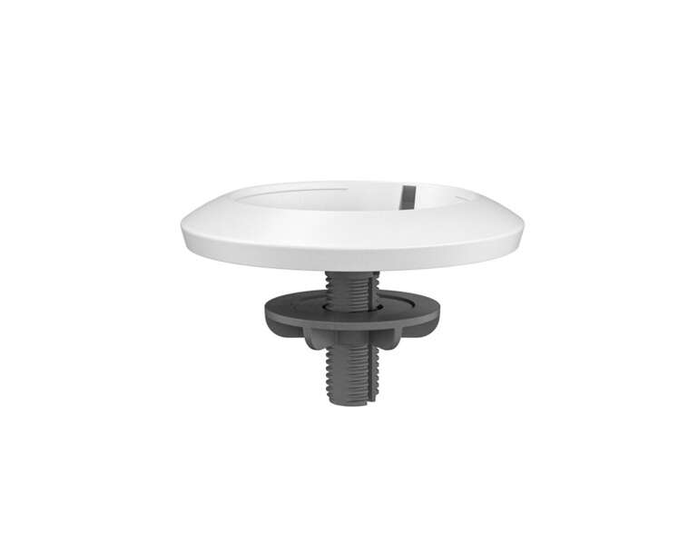 Logitech Supporto base per microfono Rally - Tavoli con spessore compreso tra 20 e 50 mm - Adatto per soffitti - Colore Bianco