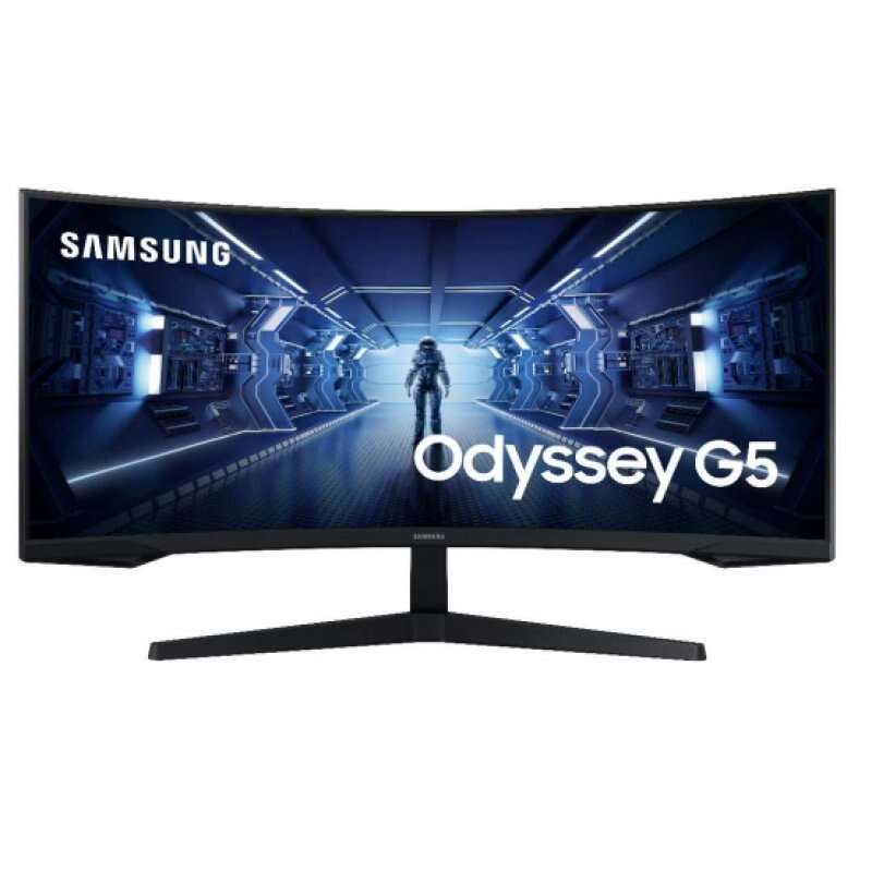 Samsung Odyssey G5 Monitor Curvo LED 34" UltraWide QHD 165Hz - AMD FreeSync - Risposta 1ms - 21:9 - HDMI