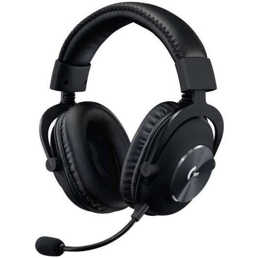 Cuffie da gioco Logitech G Pro X 7.1 con microfono - Microfono flessibile - Archetto regolabile - Cuscinetti imbottiti - Altoparlanti da 50 mm - Cavo da 2 m - Colore Nero