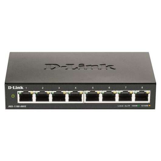 Switch Smart D-Link a 8 porte Gigabit 10/100/1000 Mbps