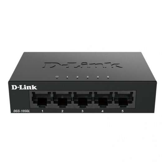 Switch D-Link a 5 porte Gigabit 10/100/1000 Mbps