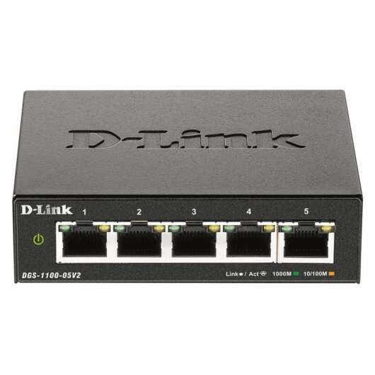 Switch D-Link Smart a 5 porte Gigabit 10/100/1000 Mbps