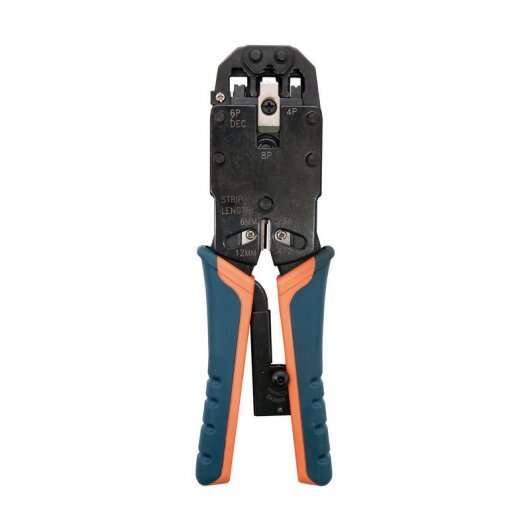 Nanocable Pinza crimpatrice a cricchetto per connettori RJ45